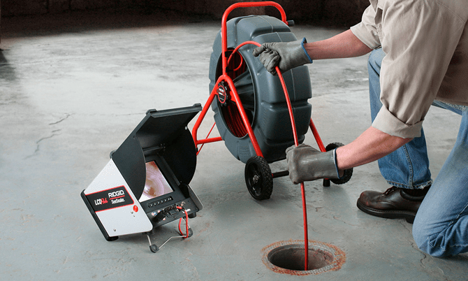 Video Pipe Inspection in Big Arm